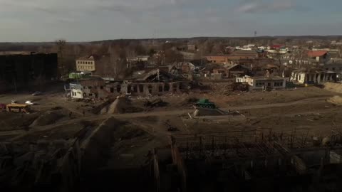 UKRAINE WAR DRONE FOOTAGE