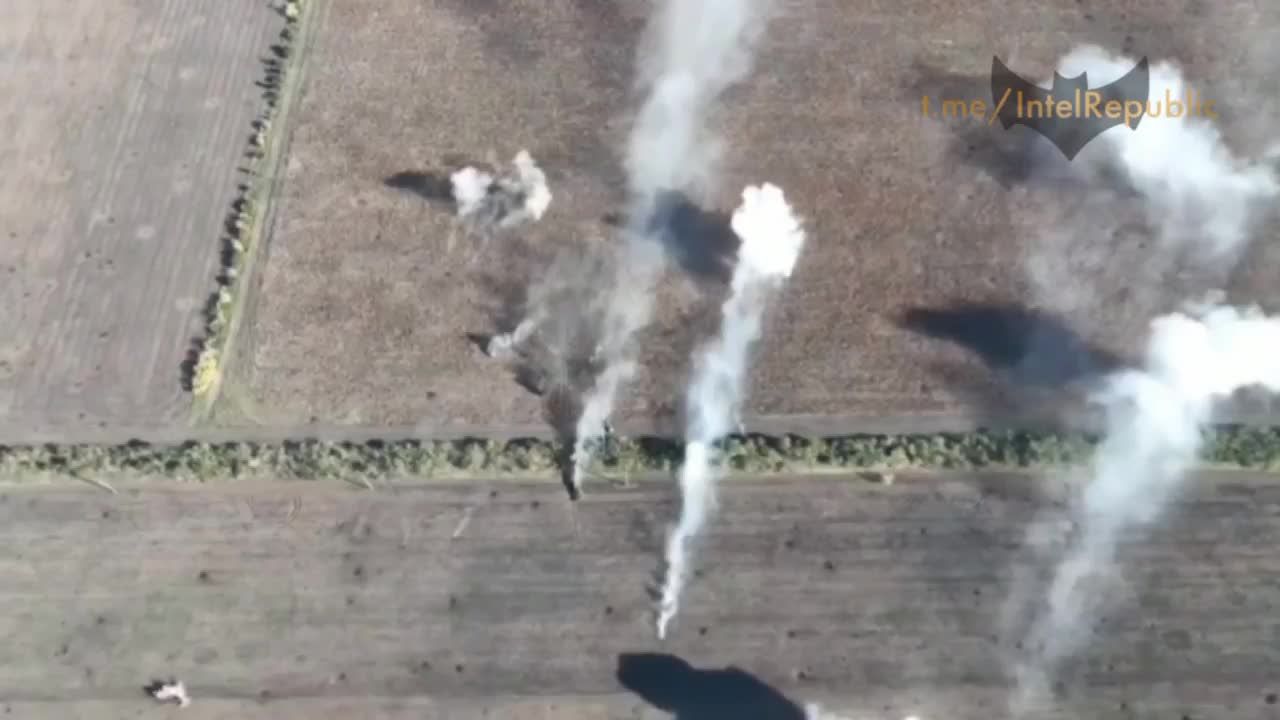 Russian army puts Ukraine's forces under SHOWERS of strikes