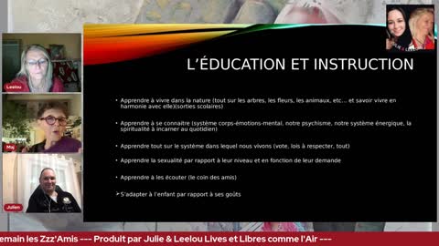 Democracy for The People & the Planet N° 3 L'instruction/Education avec Julien, Maj & Leelou