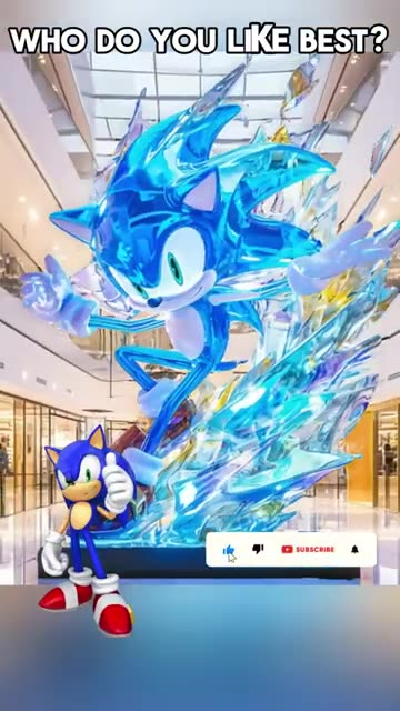 Sonic Brilliance: Museum Crystal Sculpture #sonic #sonicthehedgehog #sonic2