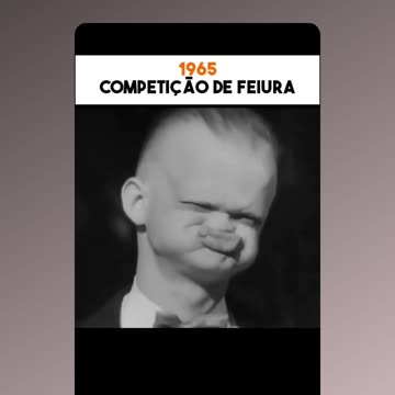 Ugliness Competition in 1965