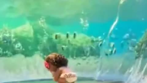 Moana Cute Baby Scene