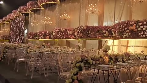 The Ambani grand wedding banquet