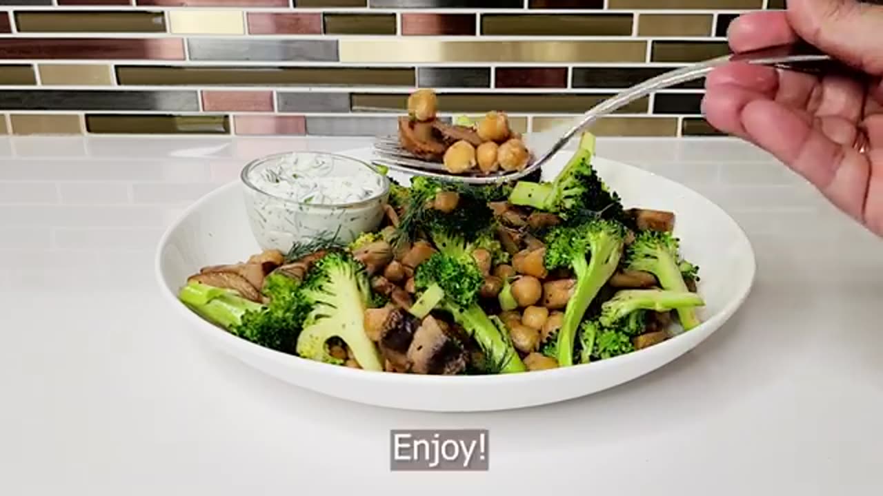 This Broccoli Mushroom Recipe is Better than Salad!