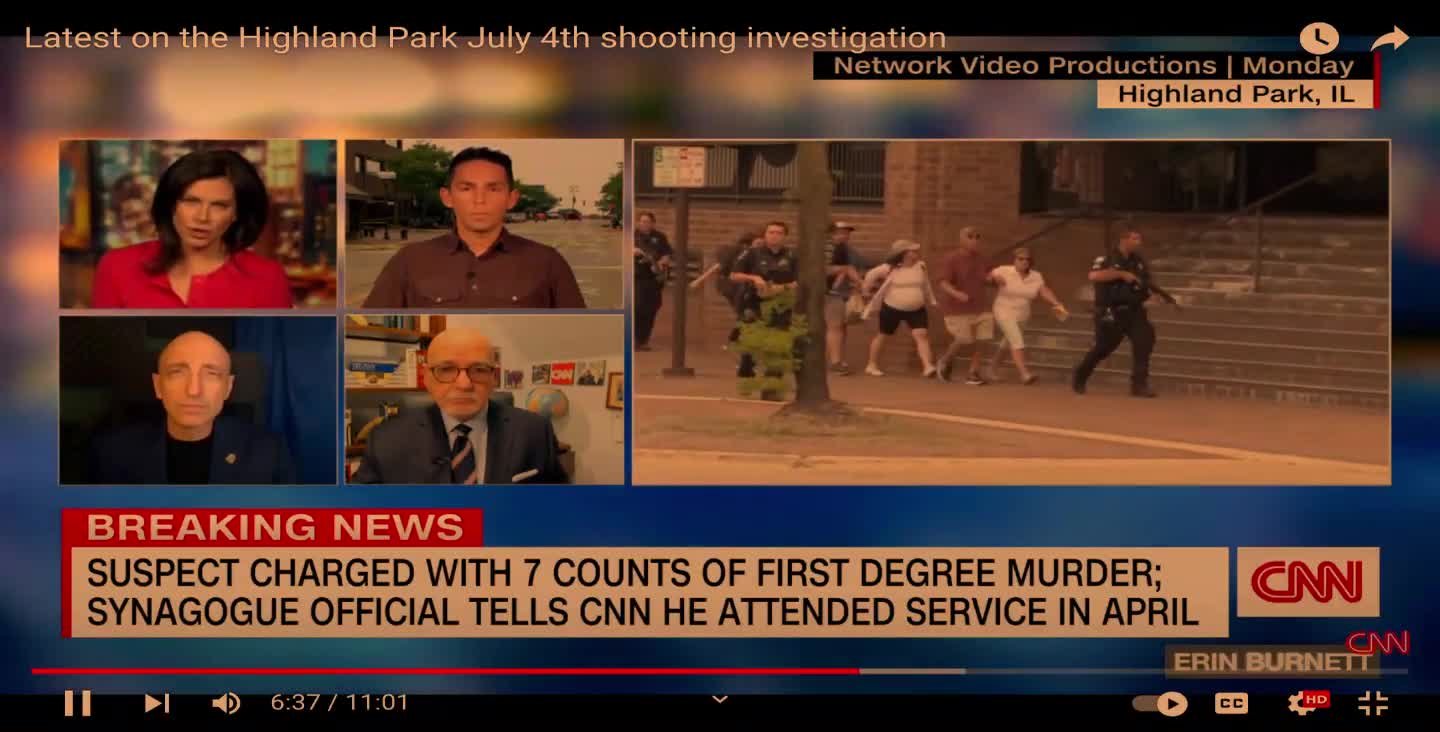 July 4th Highland Park Mass Shooting - HERO LOOKS FOR GUNMAN, SAVES FAMILY