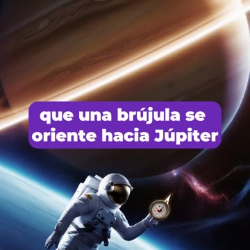¿En qué dirección apunta una brújula en el espacio?