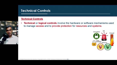 46 - Domain 1-110 Administratively, logically, technically, or physically Controls