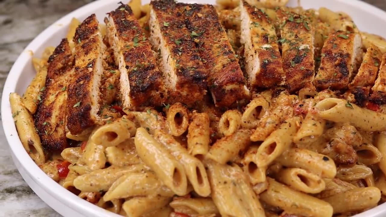 Creamy Cajun Chicken Pasta - How To Make Cajun Chicken Pasta