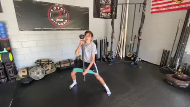 Exercise Technique #12 Mace: Banded Adductor Lunge Drop