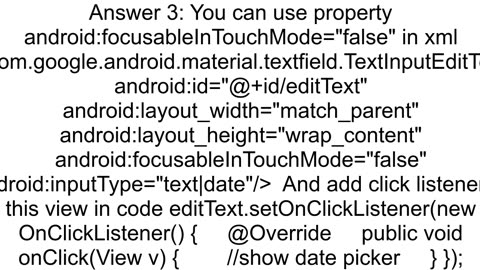 Hide the keyboard after clicking on the EditText