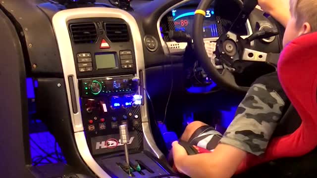 10-Year-Old Learns to Drift Via Simulator