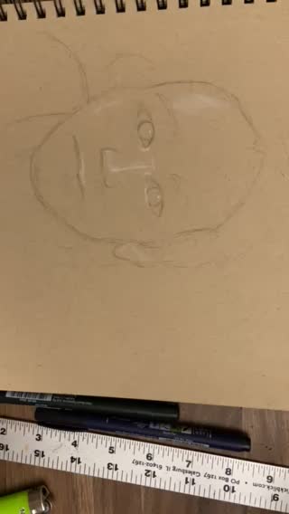 Speed drawing of youtuber