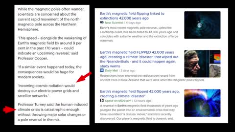 Supporter Video | Earth's magnetic caused extinction 42,000 years ago | Strange photo