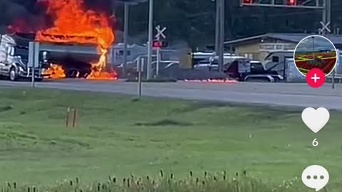 Train Accident In Alberta