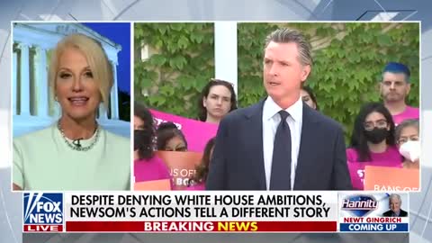 Newsom's political career has been marked by 'hypocrisy' Conway