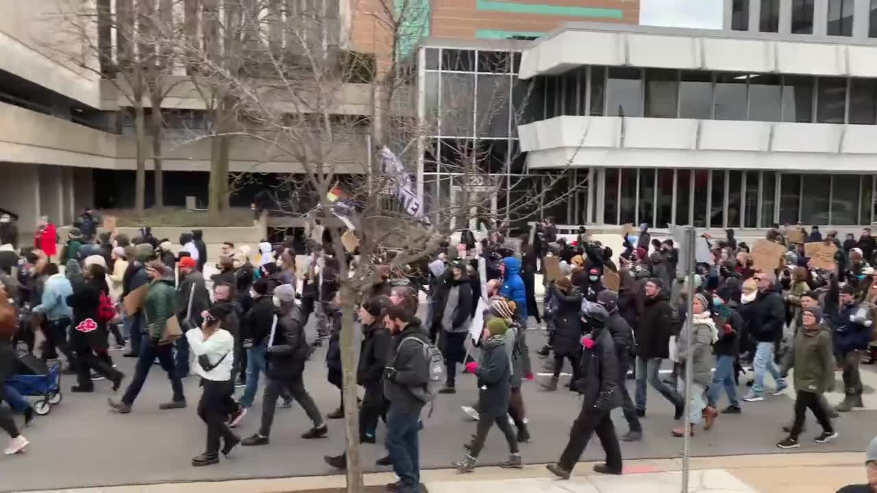 BLM out on the streets of Grand Rapids