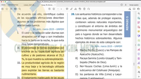 REPASO PAMER 2022 | Semana 05 | Geografía