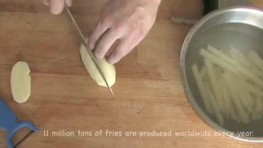 How To : Cut Potatoes For French Fries