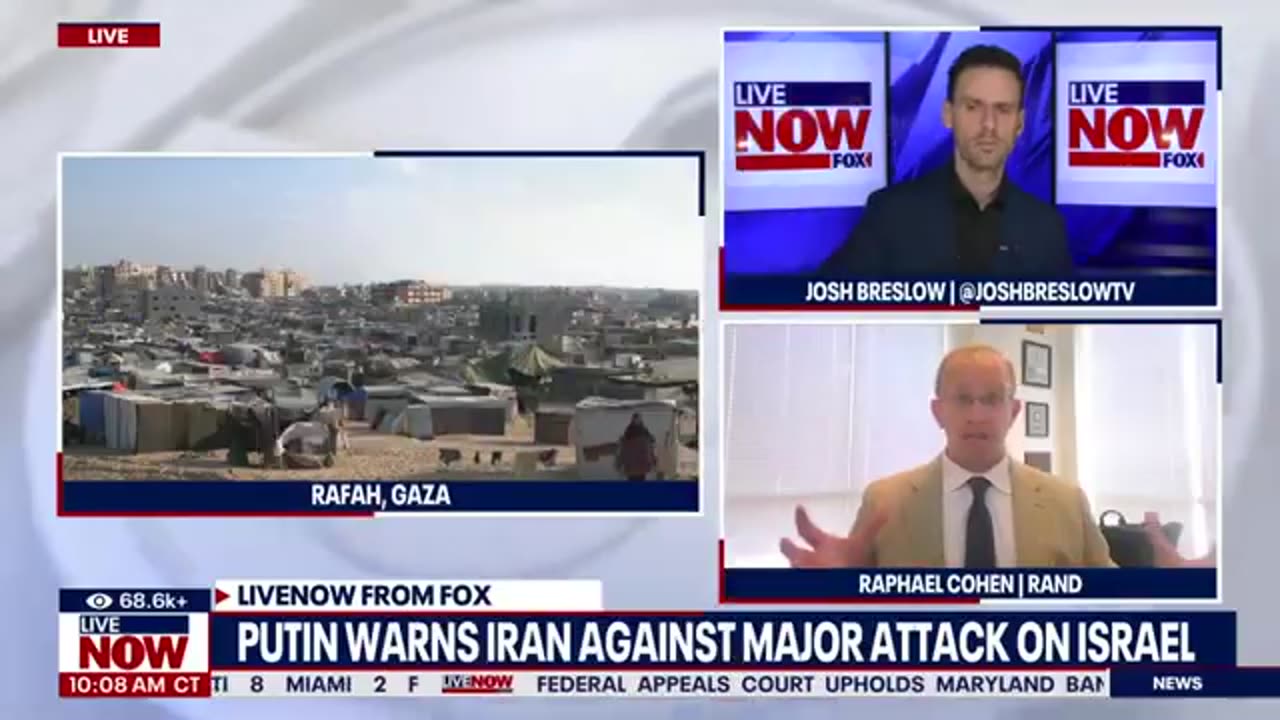 Israel-Hamas war: Russian Pres. Vladimir Putin warns Iran against major attack on Israel