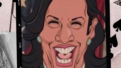 "Kamala Harris Gets Creepy – Hilarious Cartoon Satire!" 👀😂