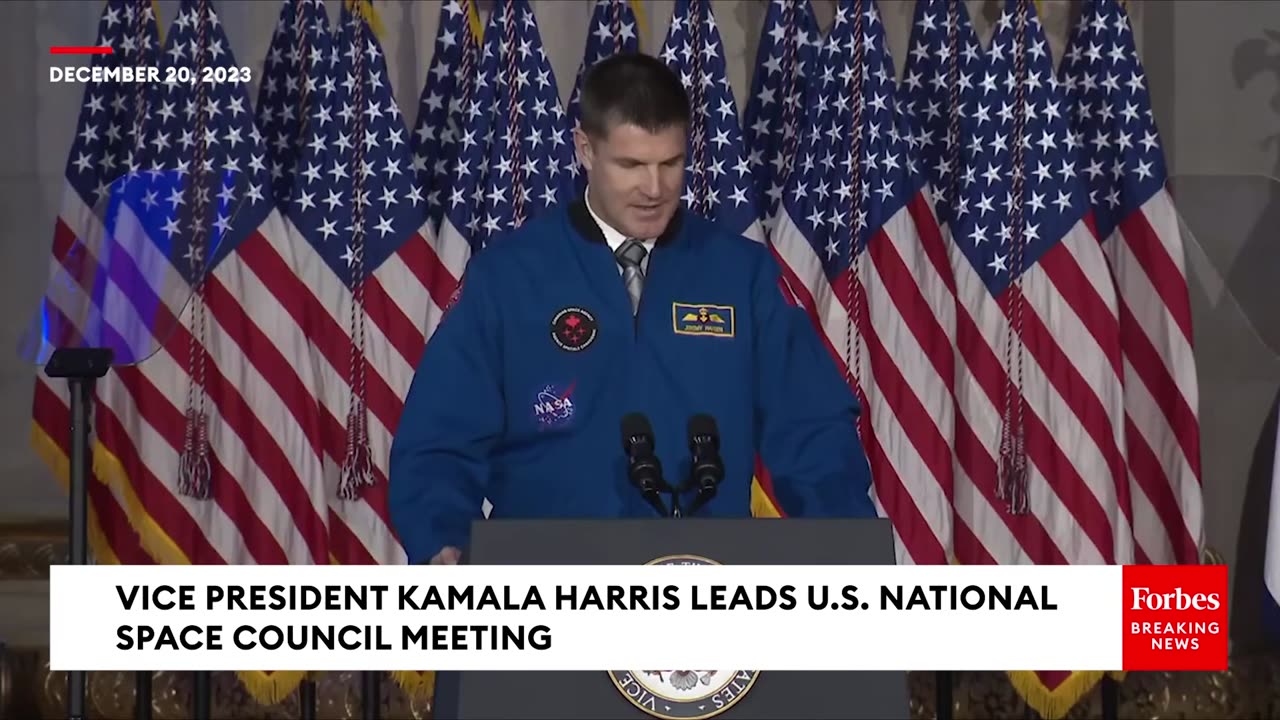 BREAKING NEWS- VP Kamala Harris Announces U.S. Will Attempt To Set Up Lunar Base Camp