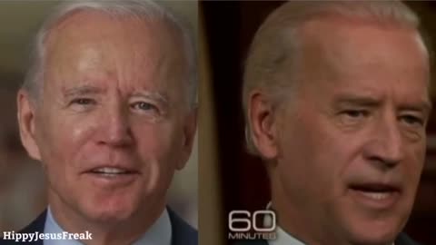 Real And Fake Biden - side by side comparison video