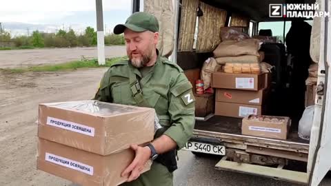 Humanitární pomoc z Krymu pro Melitopol