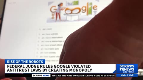 🚨 Judge rules Google created an illegal monopoly and violated antitrust laws