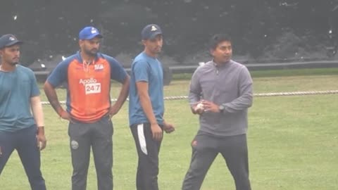Nepal 'A' cricket team coach gyanedra mall