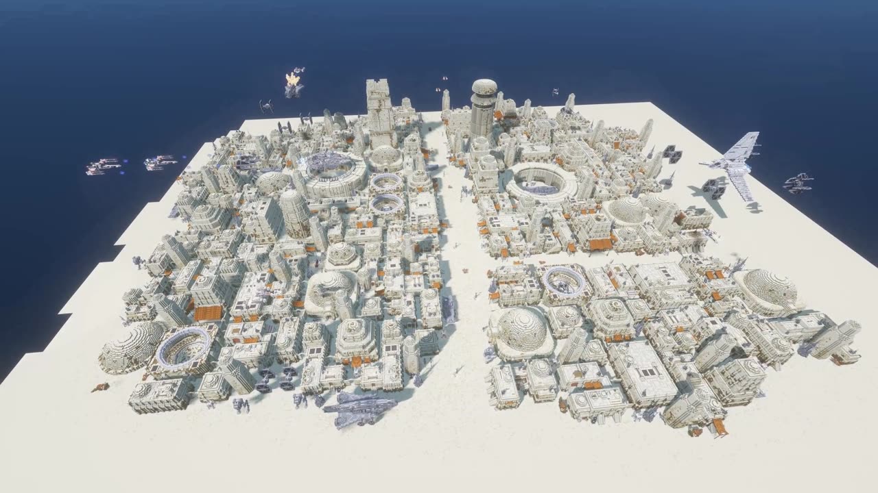 110 Hours Minecraft Timelapse - Mos Eisley from Star Wars