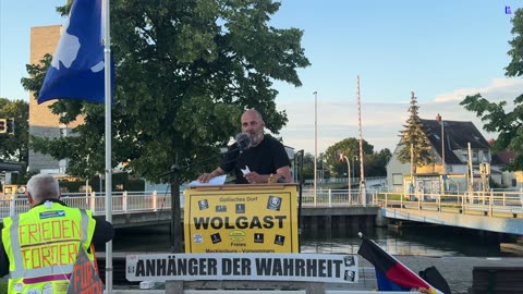 Wolgast - Abschluß der Kundgebung 16-07-2024