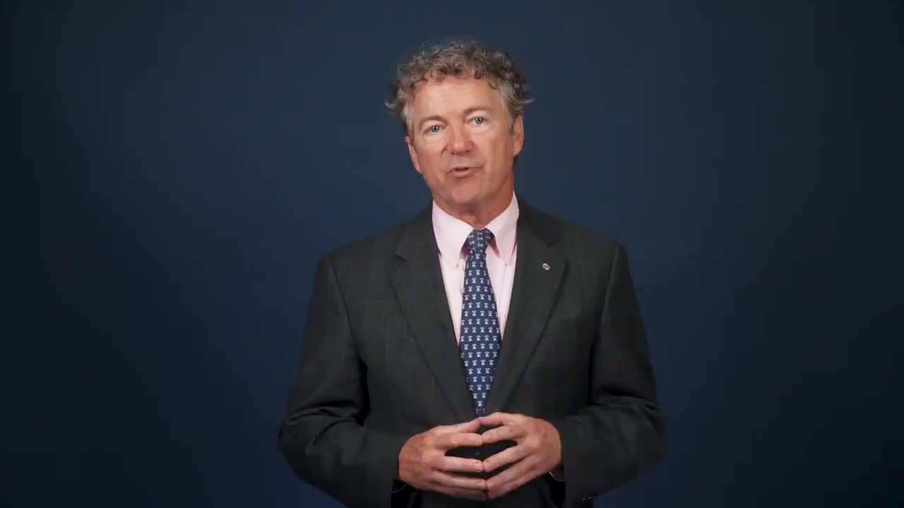 Rand Paul - DO NOT ALLOW ANOTHER LOCKDOWN. IT'S TIME TO SAY, NO!