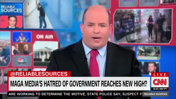 Brian Stelter: “MAGA Media’s Hatred of Government is Reaching a New High”