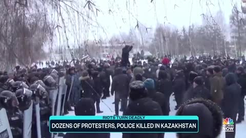 Riots In Kazakhstan Turn Deadly As Dozens, Including Police, Are Killed