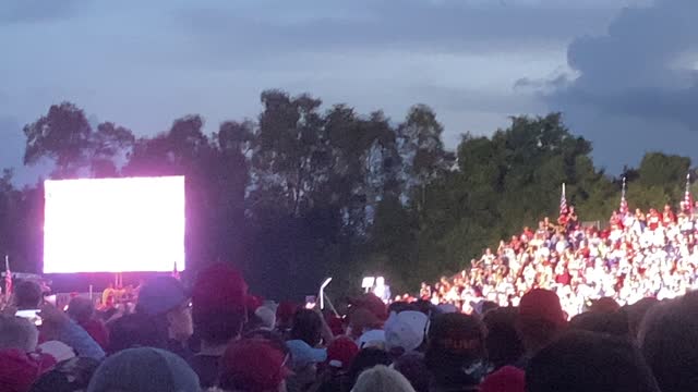 Trump Rally Sarasota Loser Palooza Plane Scare