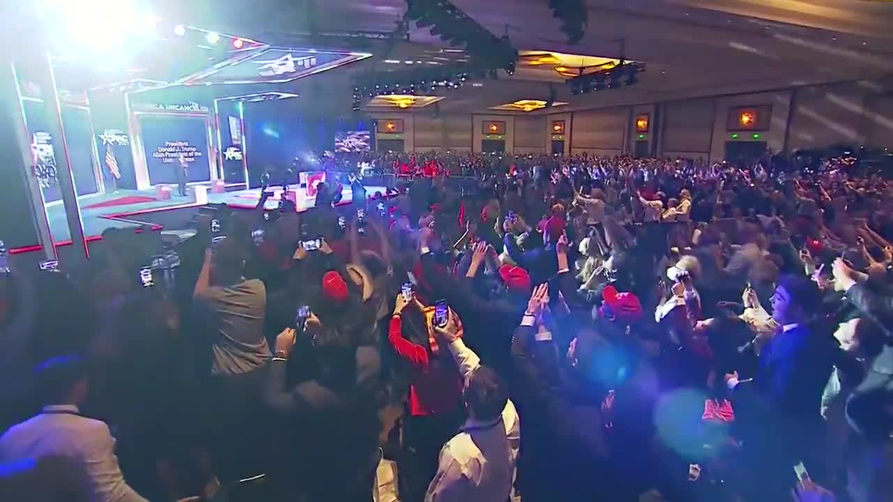 Trump BREAKS INTERNET With Entrance to CPAC 2021