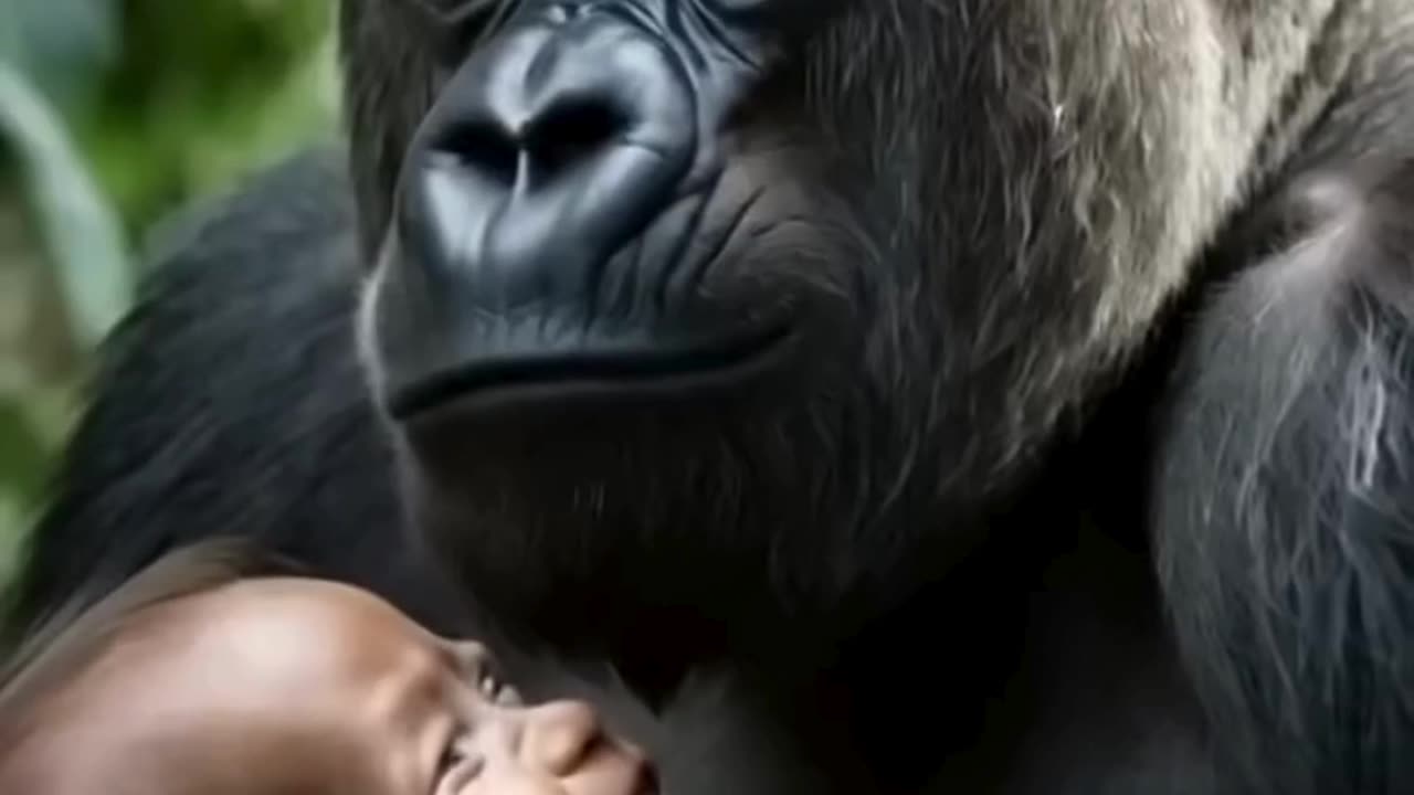 It so ugly #gorilla #baby #animals #cute #monkey #funny #animallover #gorillagorilla