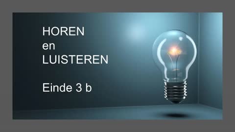 3 b Boek bespreking: Horen en Luisteren als Christen?