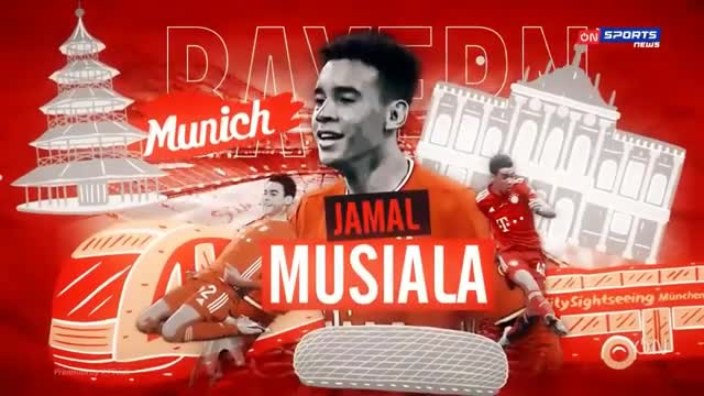 [60fps] ON Sports News (VTVCab 18) ident 7-2022 (5) - Jamal Musiala - Bayern Munich