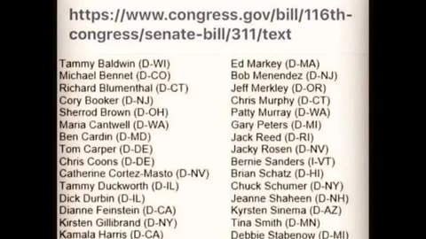 41 Scumbags that voted on this bill.