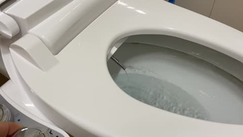 Manual bidet installation test