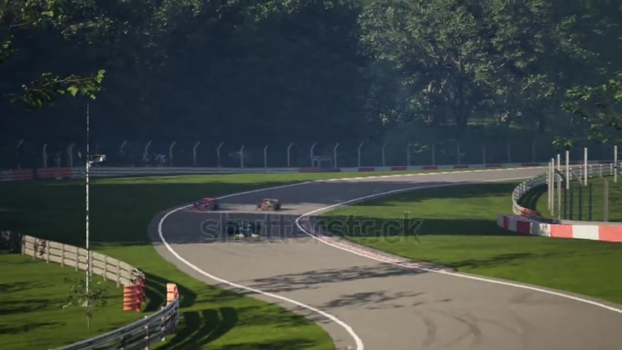 Racing with f1 car