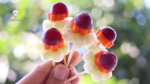 Cute Fruits cutting tricks🍎🍍🍇