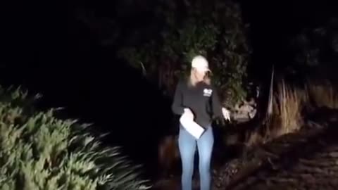 Mountain Lion Casually Walks Past Reporter