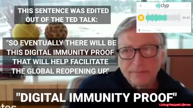 LEAKED Bill Gates Reveals Mark Of The Beast Digital ID Edited Out Of Ted Talk