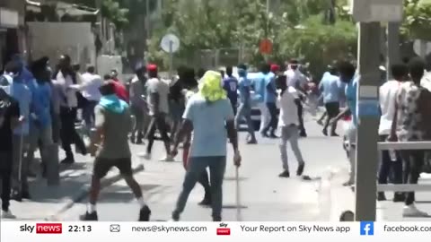 Tel Aviv :Eritrean asylum seekers clash with Israeli police