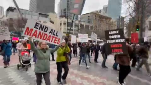 Rising Up Against Vaccine Passports in Seattle, Washington State 🇺🇸💪