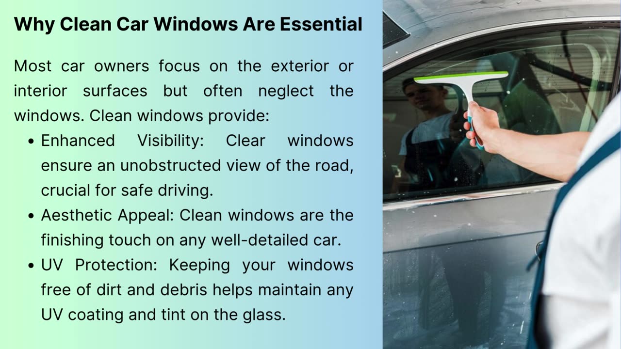 The Ultimate Guide to Car Window Cleaning: Achieve a Crystal Clear Finish