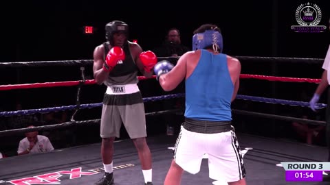 KWBL 1: Deondre "Afro Samurai" Williamson (blue) VS Charles Cross (red)