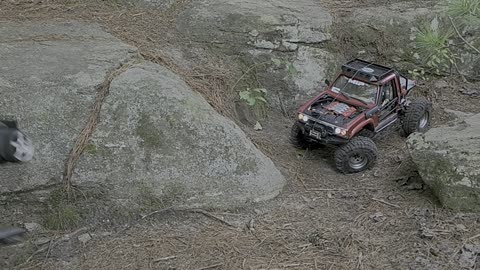 Rc crawling at the falls